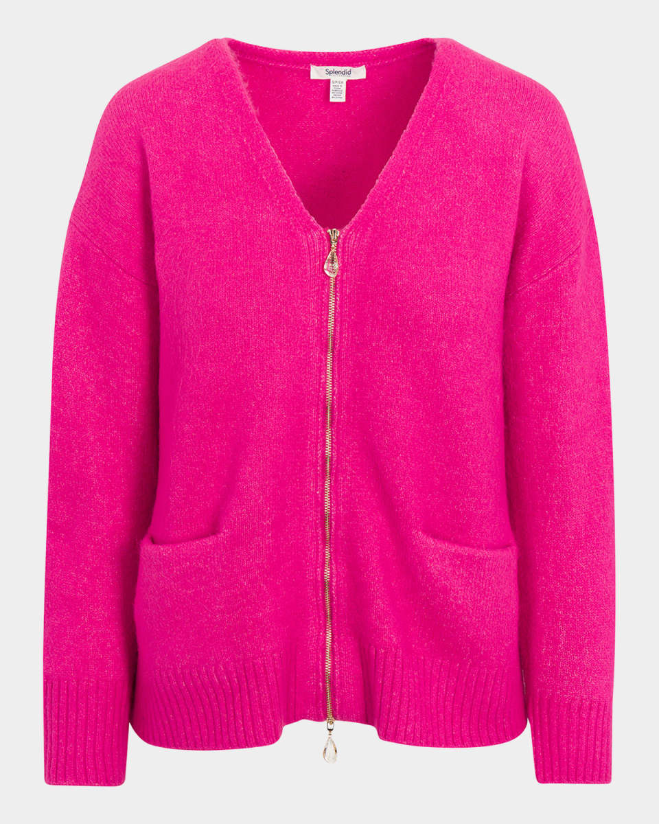 Zeena Zip-Up Cardigan